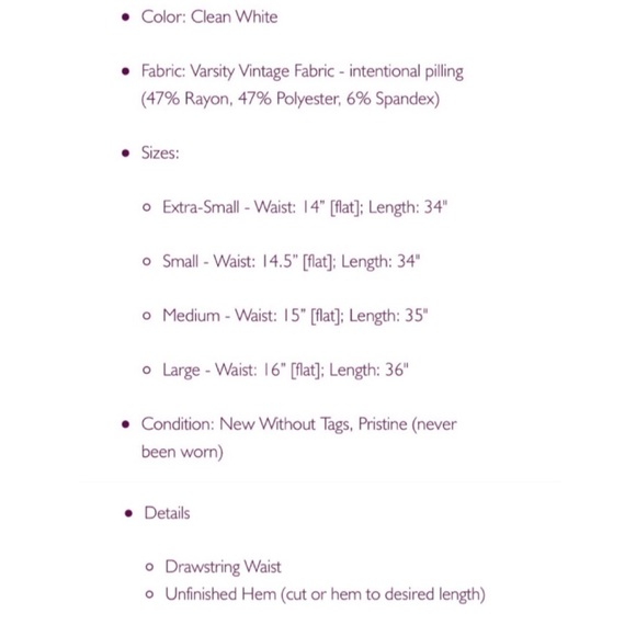 NWOT Wildfox Gift Wrapped Tennis Club Sweatpants M - Picture 13 of 13